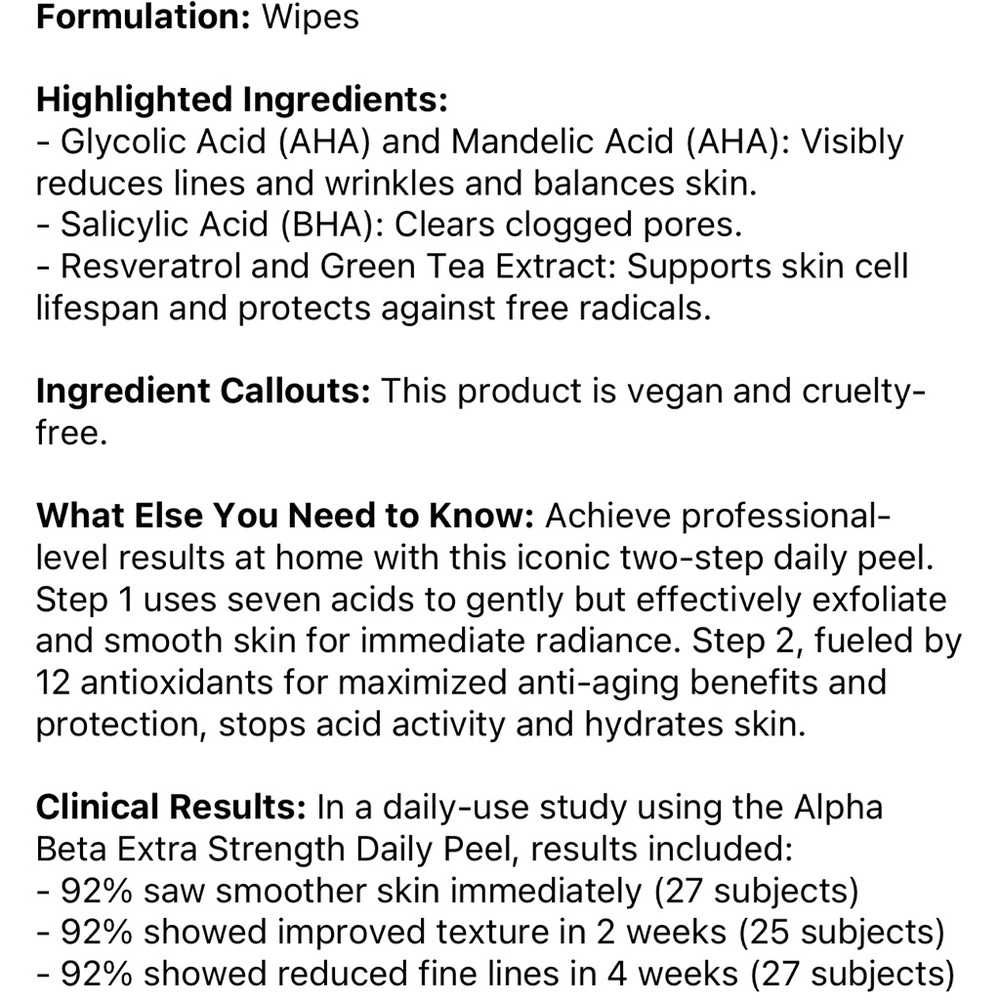 3 for $30-Dr Dennis Gross Alpha Beta Extra Strength Daily Peel Pads - Picture 16 of 16